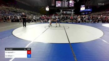 132 lbs Cons 16 #1 - Brenden Jorden Agcaoili, Nevada vs Dominic Wilson, Texas