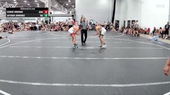110 lbs Round 4 (8 Team) - Jayden Jimenez, PA Alliance vs Chris Weiner, U2 Vougars Uprising VHW