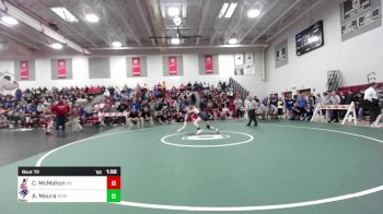 120 lbs Quarterfinal - Cameron McMahon, Pinkerton Academy vs Adler Moura, Bow