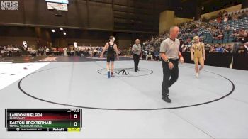 6A - 132 lbs Champ. Round 1 - Easton Broxterman, Topeka-Washburn Rural vs Landon Nielsen, Blue Valley