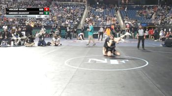 8A 157 lbs Cons. Semi - Abdeen Zaggout, West Forsyth High School vs Vincent Grack, William Amos Hough High School