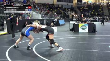 117 lbs Cons. Round 3 - Ana Malovich, Grand Valley State vs Jasmine Luedtke, Wartburg