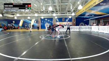 150 lbs Placement (16 Team) - Vince Bern, Naperville Central vs Trevonte Burgess, Eagles WC