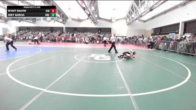 55-T lbs Round Of 16 - Wyatt Bautis, Cordoba Trained vs Joey Garcia, Shaler Area