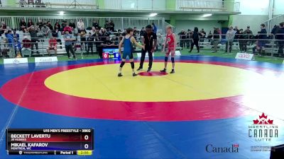 38kg Round 1 - Beckett Lavertu, Jr Huskies vs Mikael Kafarov, Montreal WC