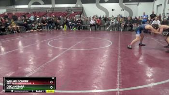100 lbs Placement Matches (8 Team) - Deklan Barr, Heat Lightning vs WILLIAM SCHORK, West Shore Wrestling Club