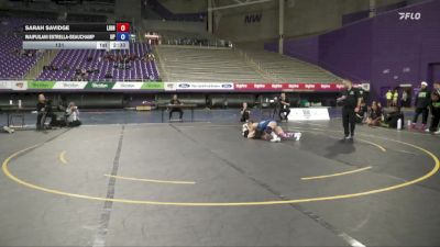 131 lbs Placement Matches (16 Team) - Sarah Savidge, Life University vs Waipuilani Estrella-beauchamp, University Of Providence