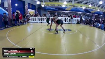 138 lbs Cons. Round 4 - Colt Sanders, Wicked Clover vs Wyatt Crouser, Cocoa Beach Wrestling Club