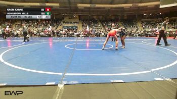 112 lbs Consi Of 8 #1 - Kaori Karas, PSF Wrestling vs Aumunique Mills, Roundtree Wrestling Academy