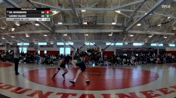 157 lbs Champ. Round 1 - Aaden Valdez, Adams State vs Gil Mossburg, Cal Poly Humboldt