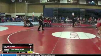 127 lbs Semifinal - Sierra Lynne Moskalski, Loveland vs Fatima Duran, Yuma