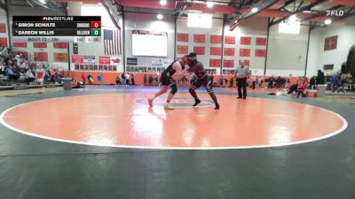 190 lbs Semifinal - Simon Schulte, Edwardsville (H.S.) vs Dareon Willis, Belleville (West)