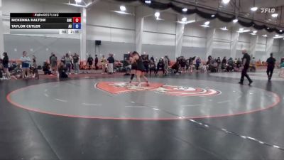 145 lbs Round 2 - Taylor Cutler, Adrian vs McKenna Haltom, Baker