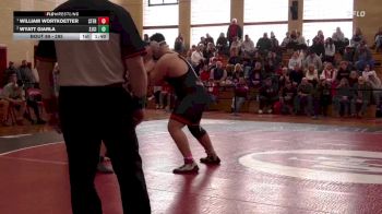 285 lbs Round 3 - William Wortkoetter, St. Francis vs Wyatt Giarla, SJCI