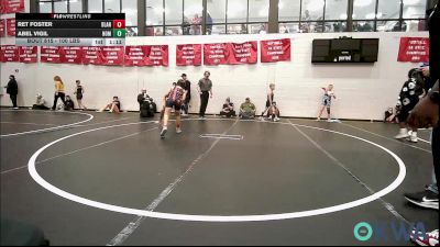 100 lbs Quarterfinal - Ret Foster, Blanchard Wrestling Club vs Abel Vigil, Team Nomad