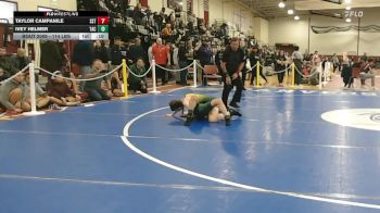 114 lbs Quarterfinal - Brooke Lightfoot, Tewksbury vs Dawn Berube, Upper Cape Cod RVT School