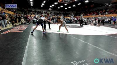 60 lbs Round Of 16 - Kingston Witherspoon, Deer Creek Wrestling Club vs Jaxson Weldon, Noble Takedown Club