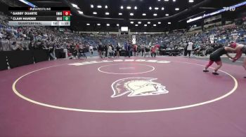 190 lbs Quarterfinal - Clair Harder, Newton Hs vs Gabby Duarte, Emporia Hs