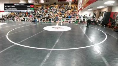 100 lbs Champ. Round 1 - Alydee Lake, Campbell County vs Maelie Snell, Pinedale