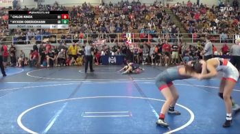 106 lbs Cons. Round 2 - Chloe Knox, Bellefontaine Chieftains vs Nyxon Oberjohann, Unaffiliated