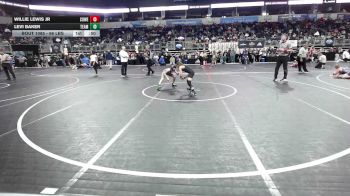 66 lbs Consi Of 8 #2 - Willie Lewis Jr, Coweta WC vs Levi Baker, Team Central WC