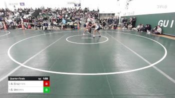 126 lbs Quarterfinal - Adrian Cruz, Foran vs Soph Um, Bristol Eastern