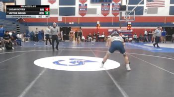 152 lbs Quarterfinal - Logan Noyes, Burgettstown vs Victor Bonus, McGuffey