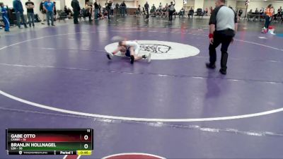 84 lbs Placement (4 Team) - Branlin Hollnagel, LSH vs Gabe Otto, Canby