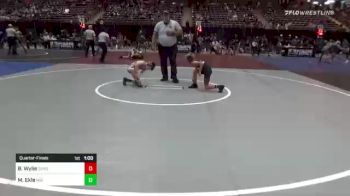 65 lbs Quarterfinal - Brax Wylie, Sanderson vs Mason Ekle, Mid Valley