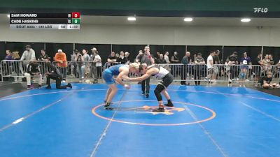 190 lbs Round Of 64 - Sam Howard, IN vs Cade Haskins, TX