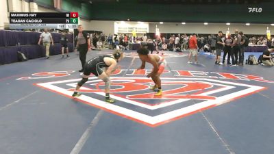 126 lbs Round Of 128 - Maximus Hay, WI vs Teagan Caciolo, PA