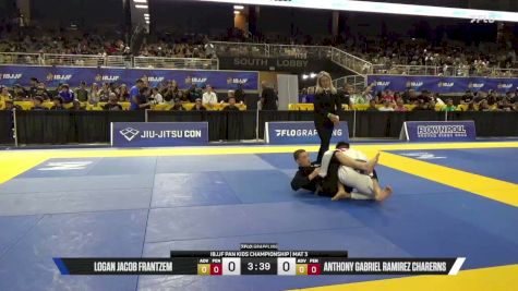 Logan Jacob Frantzem vs Anthony Gabriel Ramirez Charerns 2026 Pan Kids Jiu-Jitsu IBJJF Championship