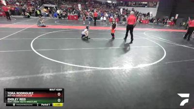 77 lbs Cons. Round 2 - Ensley Reis, New Lisbon Youth Wrestling vs Tora Rodriguez, Red Hot Wrestling Club