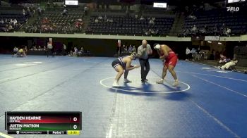 285 lbs Cons. Round 4 - Hayden Hearne, Central vs Justin Matson, Dubuque