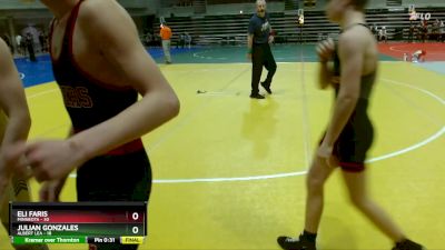 125 lbs 3rd Place Match - Julian Gonzales, Albert Lea vs Eli Faris, Minneota