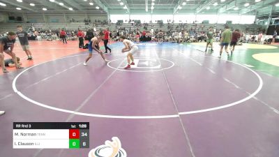 170 lbs Rr Rnd 3 - Max Norman, Tennessee Wrestling Academy vs Isaac Clauson, Illinois Menace