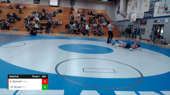 160 lbs Semifinal - Miles Brown, Olympic vs Keegan Bonnell, North Mason