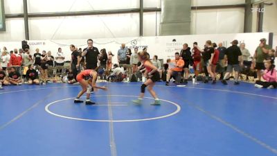 35 lbs Rr Rnd 1 - Victoria Thiel, Lady Warriors United - W vs Josie Wisecup, Charlies Angels- W