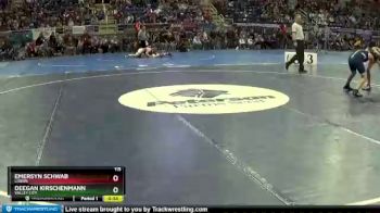 115 lbs Cons. Round 2 - Emersyn Schwab, Lisbon vs Deegan Kirschenmann, Valley City