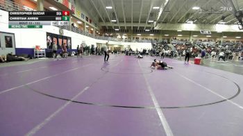133 lbs Champ. Round 1 - Christopher Guizar, Simpson (Calif.) vs Christian Ahren, Morningside (Iowa)