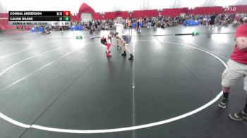 132 lbs Semis & Wb (16 Team) - Calvin Deane, Oswego East vs Connal Anderson, Batavia B