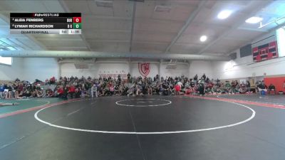 125 lbs Quarterfinal - Aleia Fenberg, Durango vs Lyniah Richardson, Douglas County