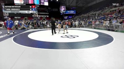 120 lbs Quarters - Nathan Reynolds, CA vs Noel Verduzco, IN