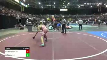 132 lbs Consi Of 64 #2 - Drake Thompson, Takedown Express WC vs Blake Foster, Alaska Avalanche