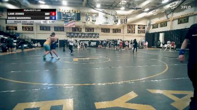 215 lbs Round 1 - David Madderra, NIxa Youth Wrestling vs Lane Joines, DDWT