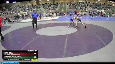 87 lbs Cons. Round 2 - Rangle Marquess, Pleasant Hill Wrestling Club vs Max Bell, All Phase Wrestling Club