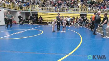52 lbs Quarterfinal - Hazen Rackley, Jacket Wrestling Club vs Braxton Martin, Grover Rains Wrestling Club