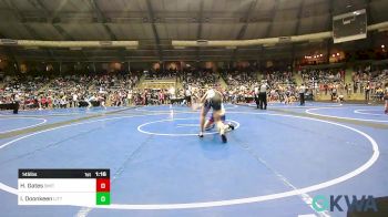 145 lbs 5th Place - Hadley Gates, Smith Wrestling Academy vs Isabella Doonkeen, Little Axe Takedown Club