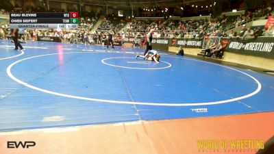 80 lbs Quarterfinal - Beau Blevins, WTC vs Owen Seifert, Team Barracuda