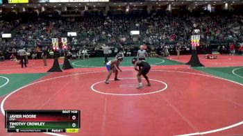 209 lbs Quarterfinal - Javier Moore, CTN1 vs Timothy Crowley, SHB1